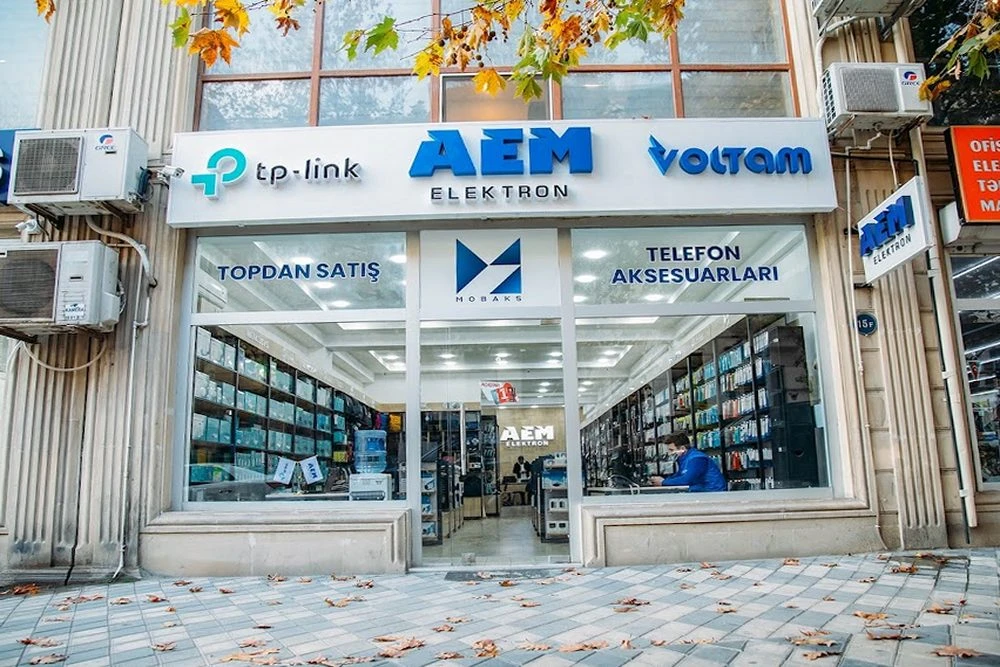 Магазин электротоваров AEM Elektron (Баку)