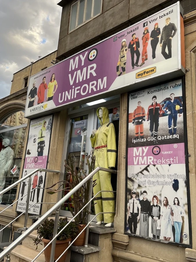 VMR Uniforma iş geyimleri şirkəti (Баку)
