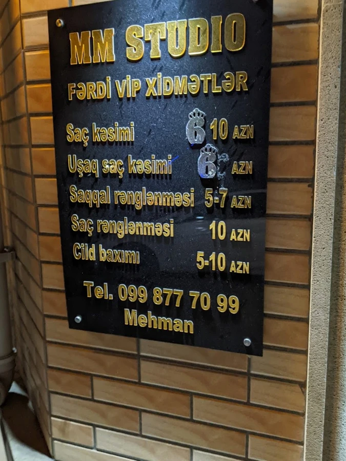 M&M Studio qadın salonu (Bakı)