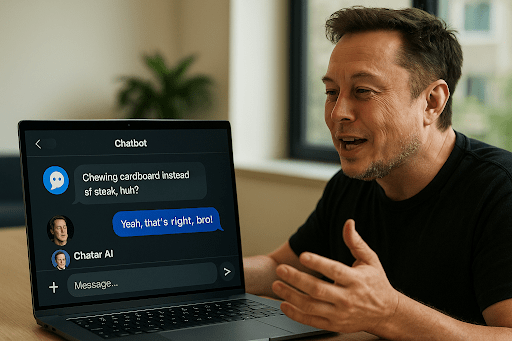 Character AI praktikada — eyni anda Süngər Bob, İlon Mask və öz alter-eqomuzla söhbət