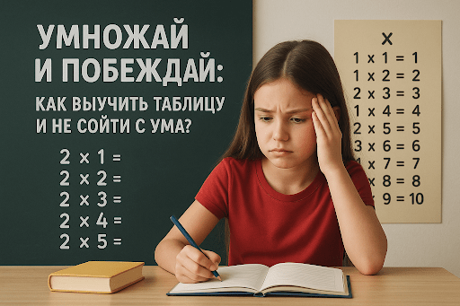 Çoxalt və qalib gəl: vurma cədvəlini necə öyrənməli və əsəbləşməməli?