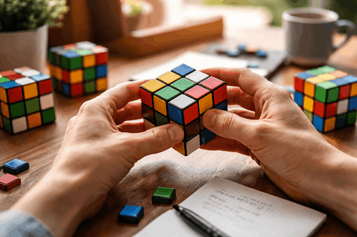 Kubik Rubiki sıfırdan yığ: heç vaxt yarı yolda qoymayan metod