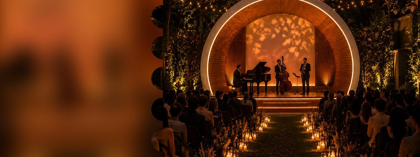 Open-Air Turkish Retro Night Surrounded by Candlelight