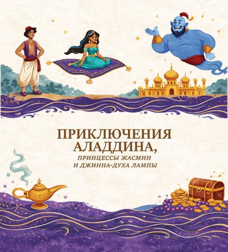 Приключения Алладина,принцессы Жасмин и Джина-духа лампы