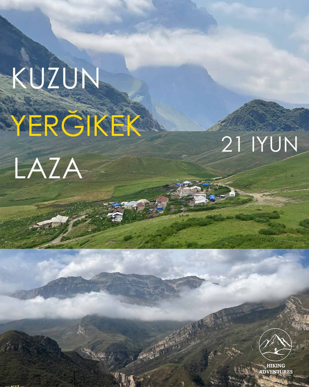 Join the Kuzun-Yergikek-Laza Hiking Tour