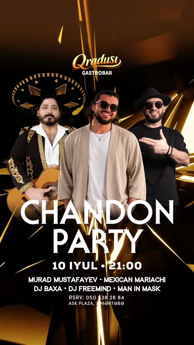 Chandon Party Qradusı Gastrobar-da