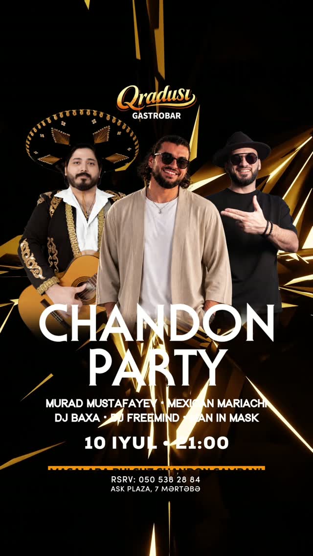 Chandon Party в Qradusi Gastrobar