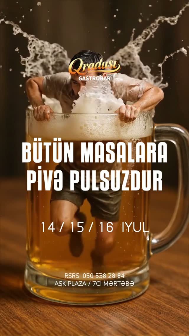 Специальная акция в Qradusi Gastrobar