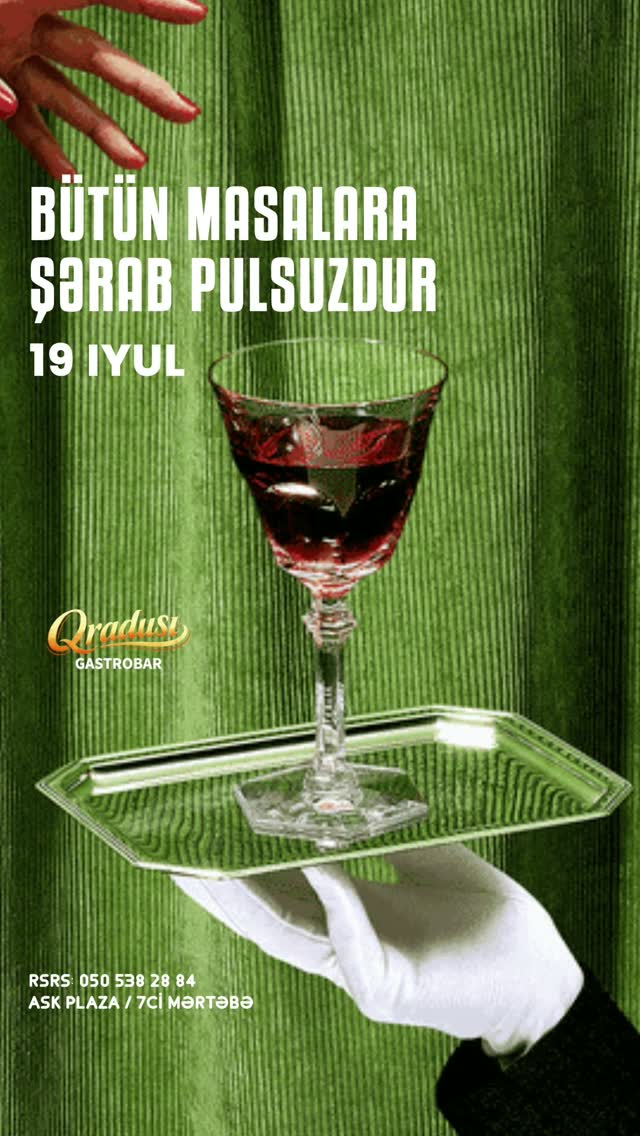 День бесконечного вина в Qradusı Gastrobar