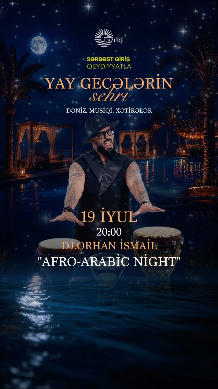 Afro-Arabic Night at Lazure Restaurant