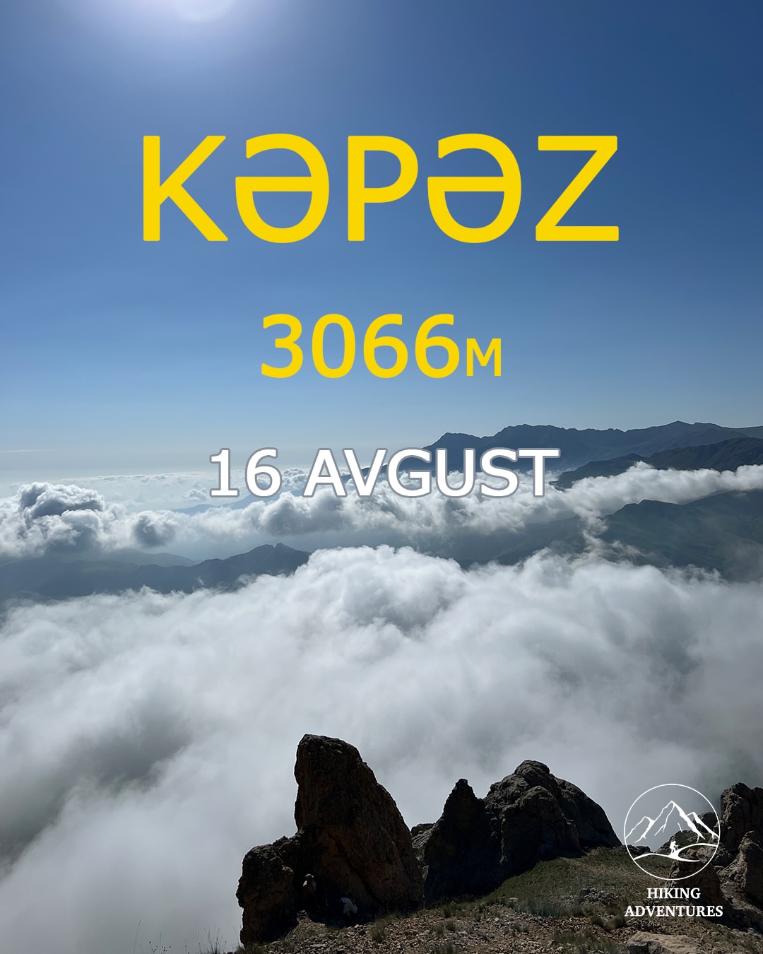 Hike to Kəpəz 3066 m