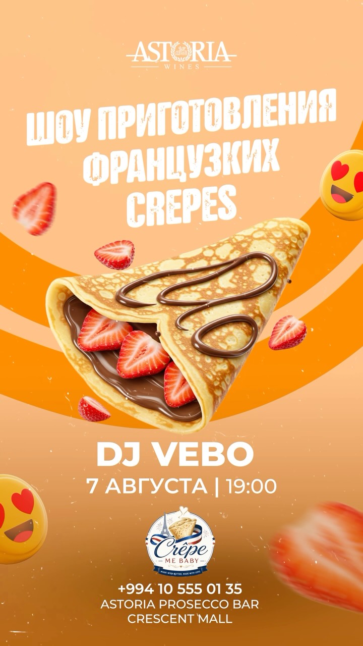 Live Cooking Show "French Crepes"