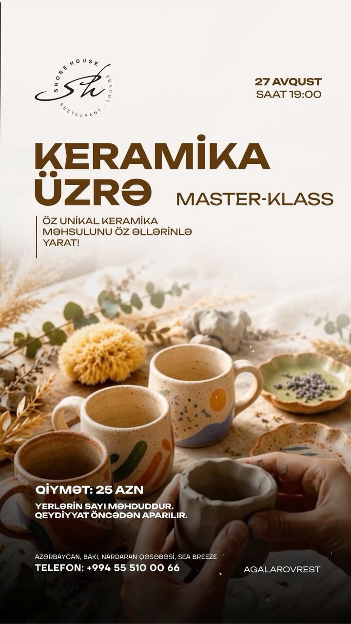 Keramika üzrə Master-Klass