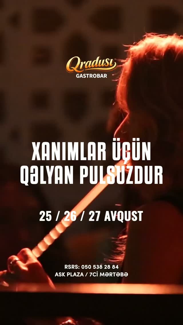 Специальное предложение для женщин в Qradusi Gastrobar