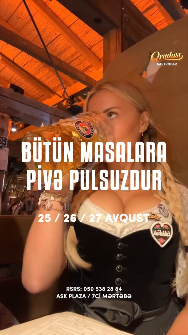 Супер акция в Qradusi Gastrobar!