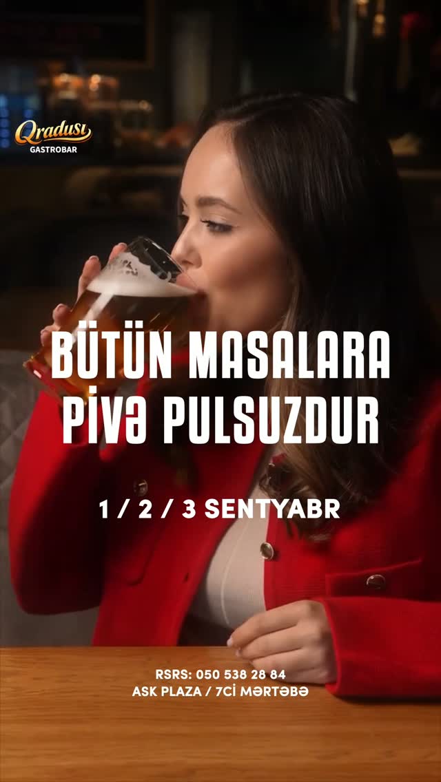 Специальная акция в Qradusi Gastrobar