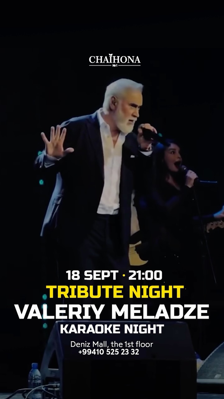 Tribute Night: Valeri Meladze Karaoke Gecəsi