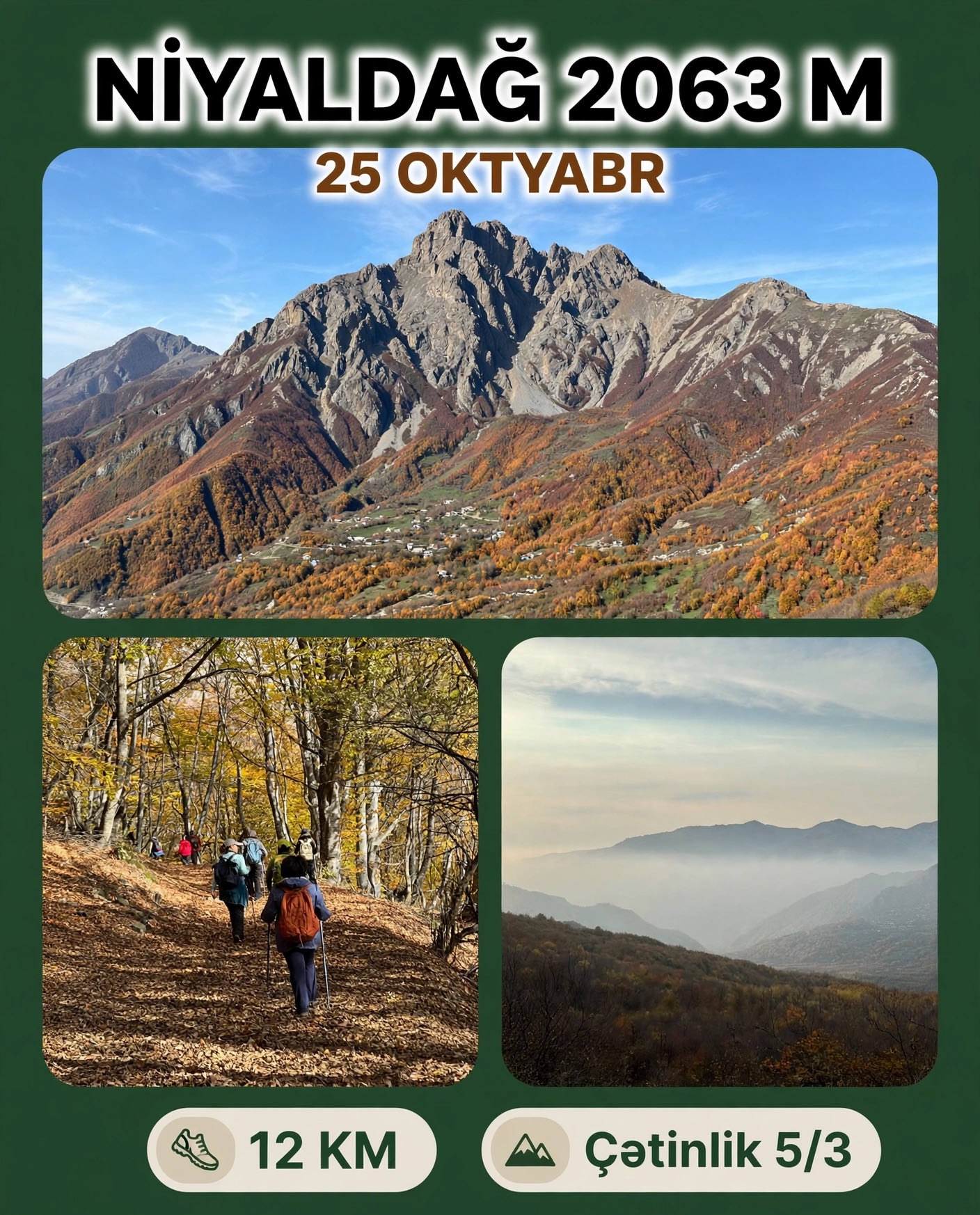 Niyaldaq 2063 m Yürüşü