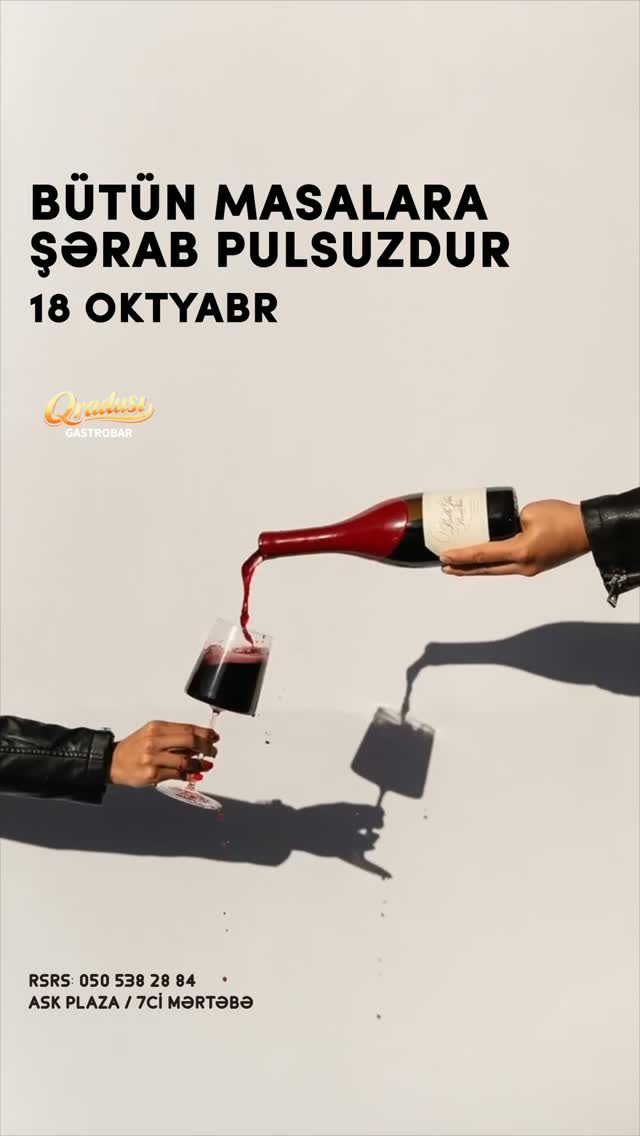 Qradusi Gastrobarda Limitsiz Şərab Günü