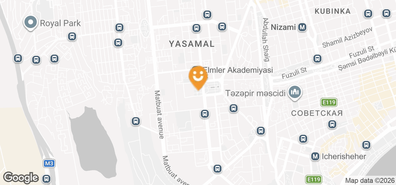 Elmler Akademiyasinin parki (Места культурного отдыха (театры, кинотеатры, галереи, парки, сады, бульвары)) (Баку)