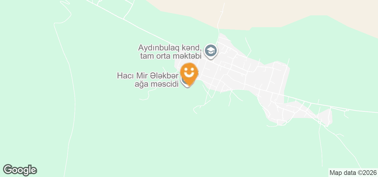 Aydınbulaq kənd Hacı Mir Ələkbər ağa məscidi (Şəki)