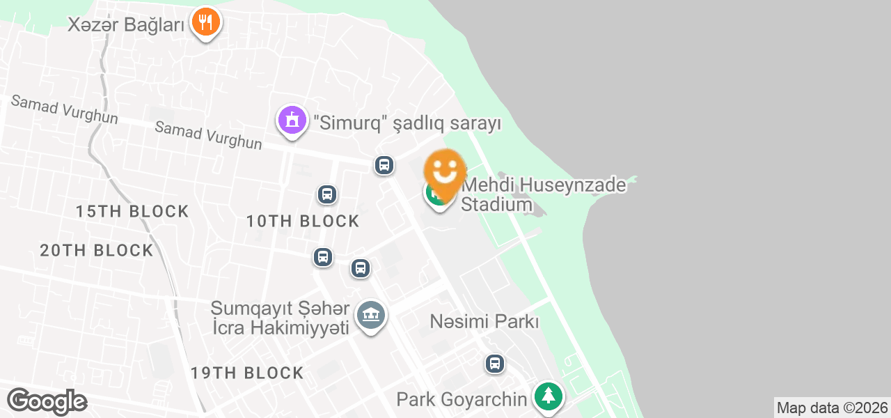 Sumqayıt şəhər Mehdi Hüseynzadə adına stadionu
