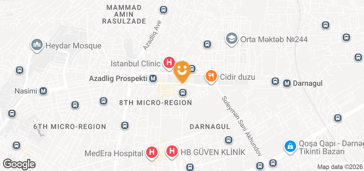 eManat ödəmə xidməti (Bakı)