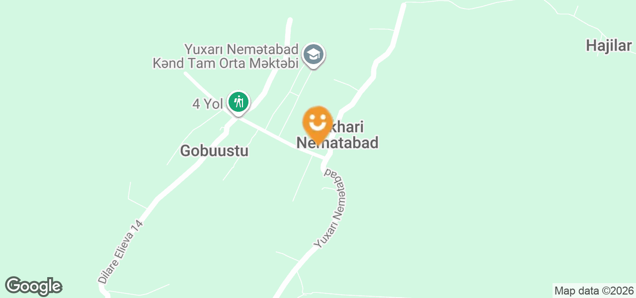 Yukhari Nematabad Village Post Office of the Agdash Post Branch (Yevlakh)