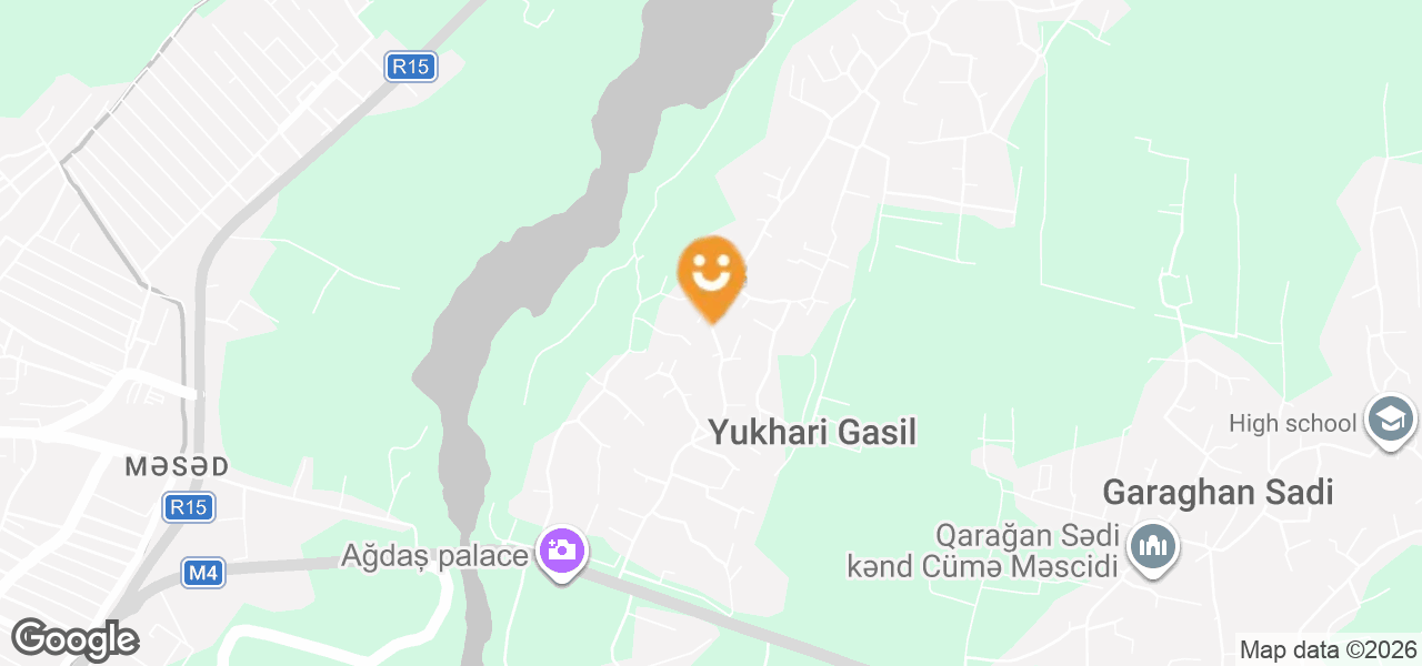 Yukhari Gasil Village Post Office of Agdash Post Branch