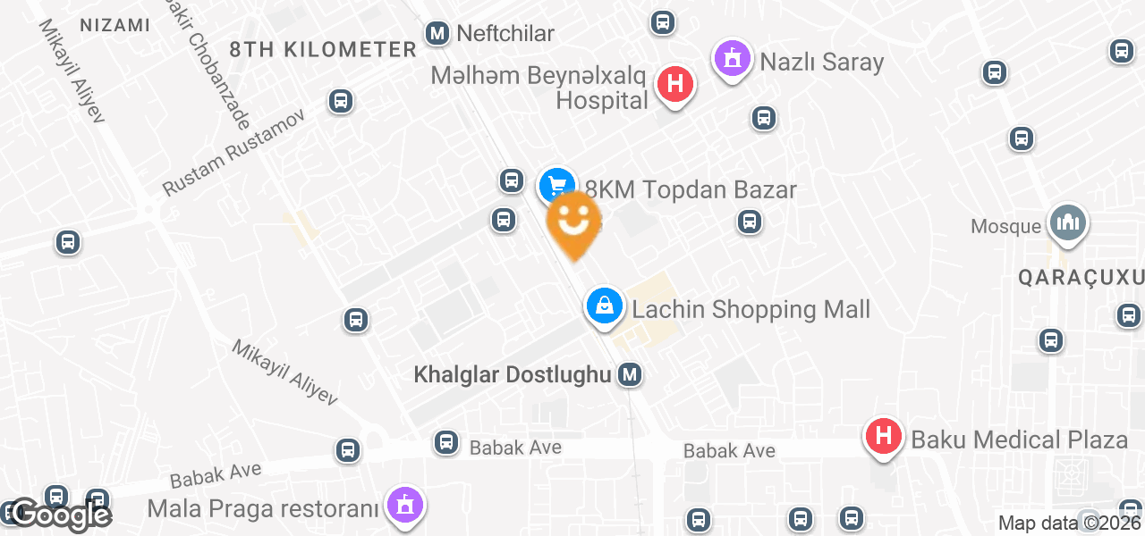 Narinc Children's Psychology Center, Khalklar Dostlugu metro station (Baku)